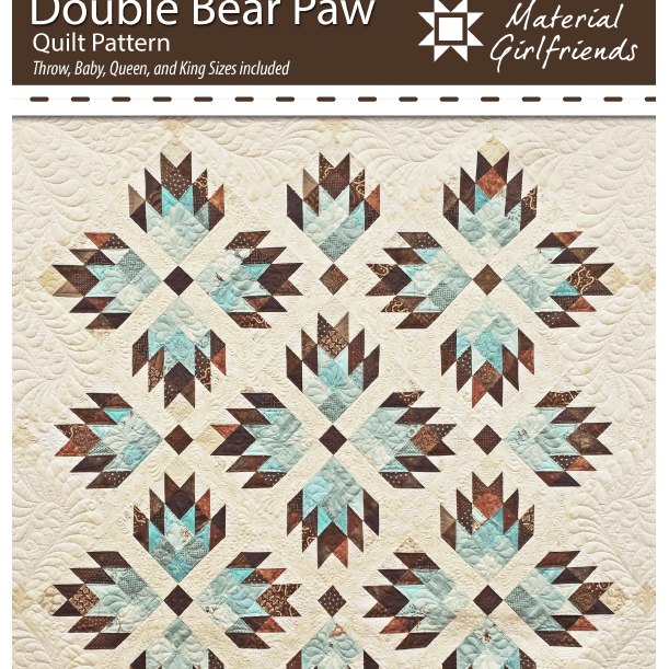 Double Bear Paw Quilt Pattern DBLBPAW-PAT