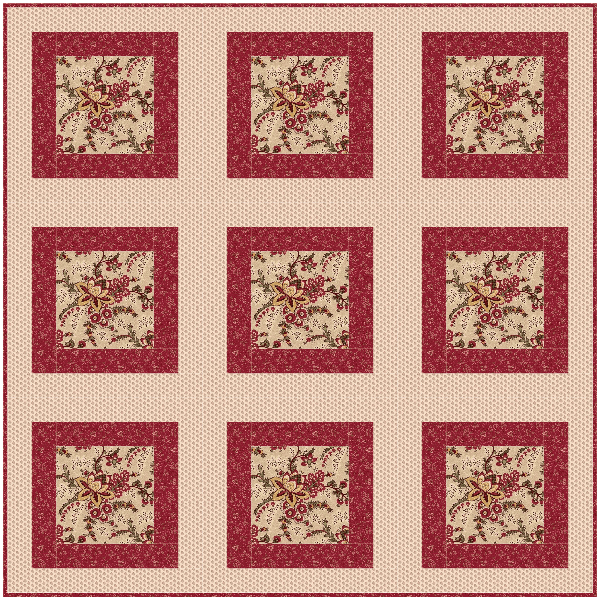 Grab & Go Log Cabin Wall Hanging - Jacobean GNG-LCWH-JACOBEAN