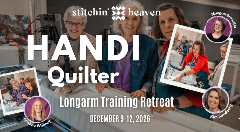 Handi Quilter Longarm Training Retreat