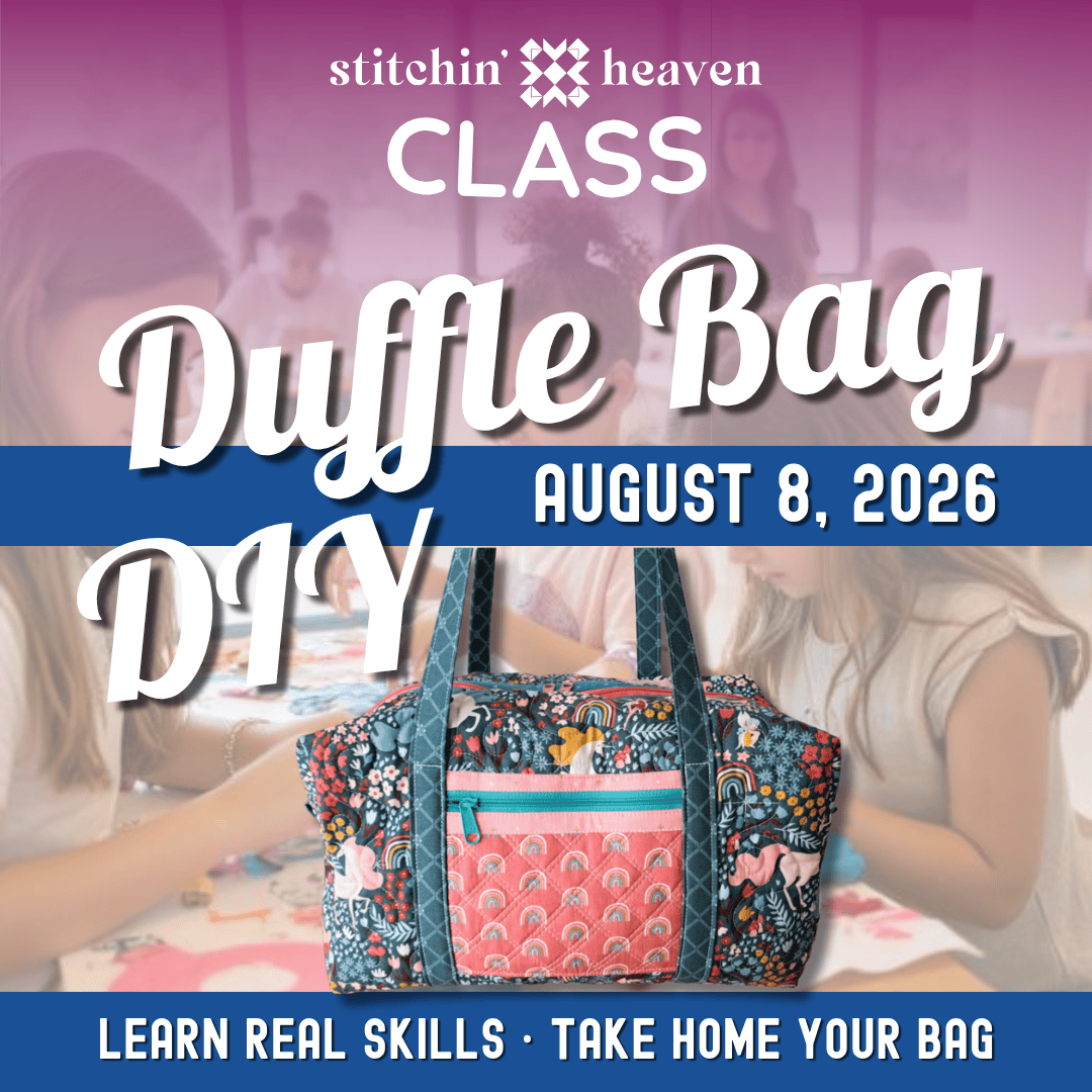Holland Duffle Bag Class HOLLANDBAG-AUG26
