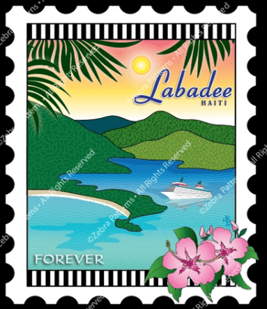 Labadee Get Away Stamp Mini Panel ZEB81191