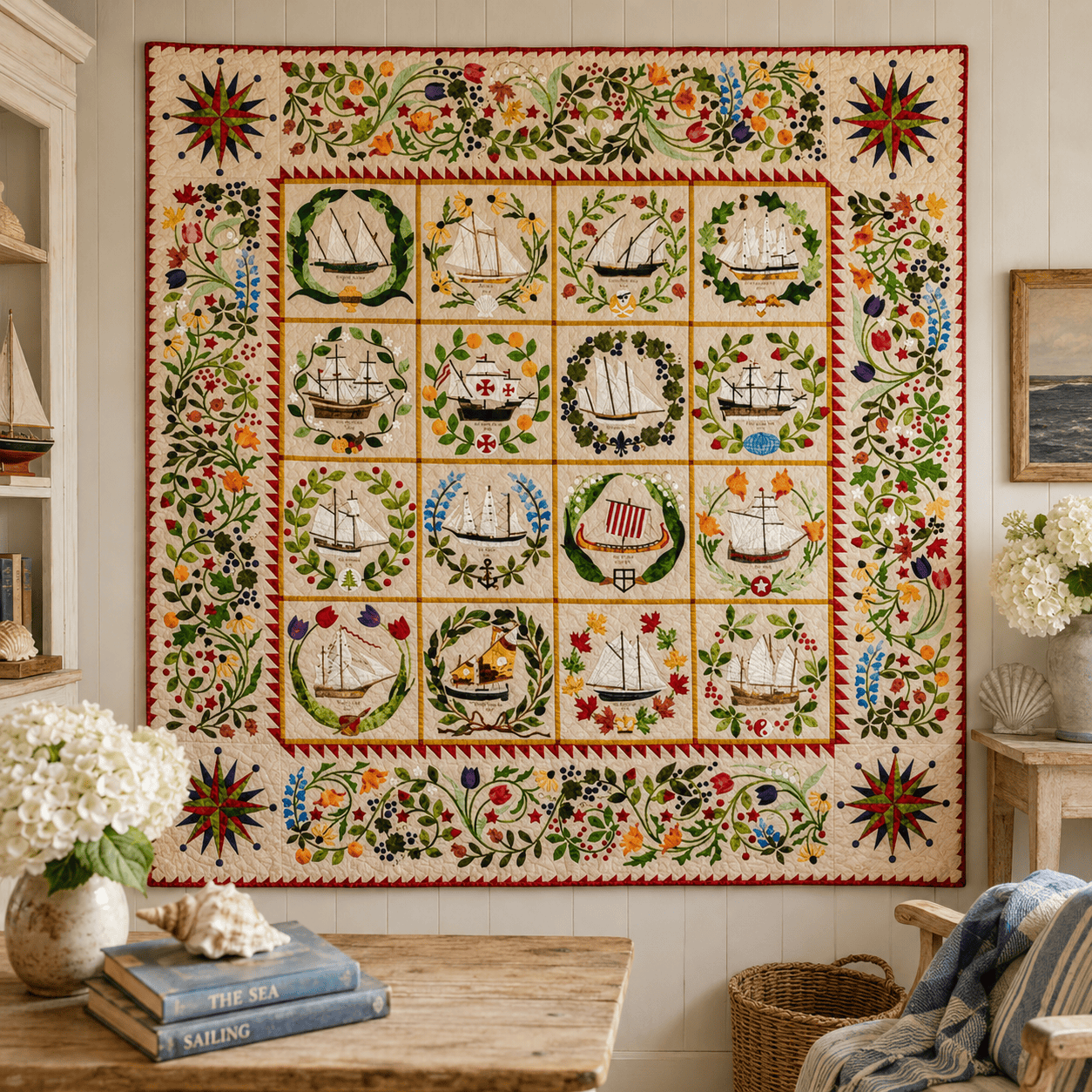 Ladies Of The Sea Retired Quilt Kit LADIESOFSEA-RBQK