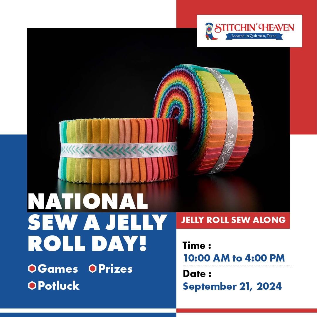 National Sew a Jelly Roll Day - September 21, 2024 JELLYROLL-2024