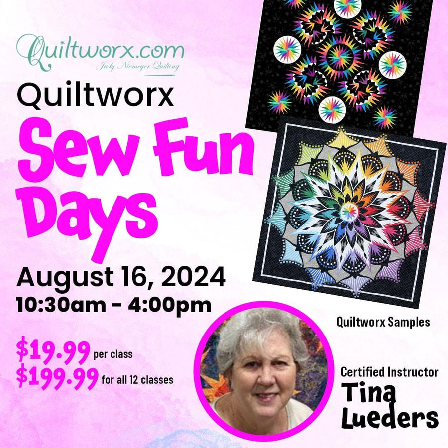 Quiltworx Sew Fun Day - August 16, 2024 QWSEW-AUG24