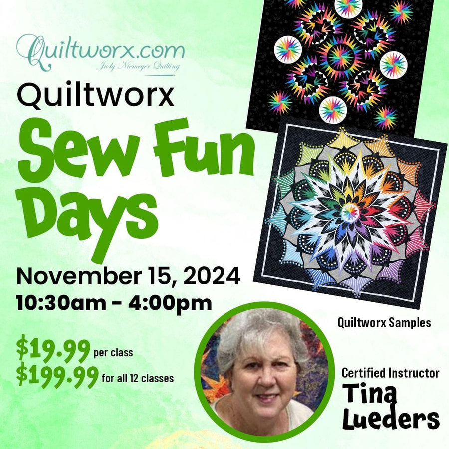 Quiltworx Sew Fun Day - November 15, 2024 QWSEW-NOV24