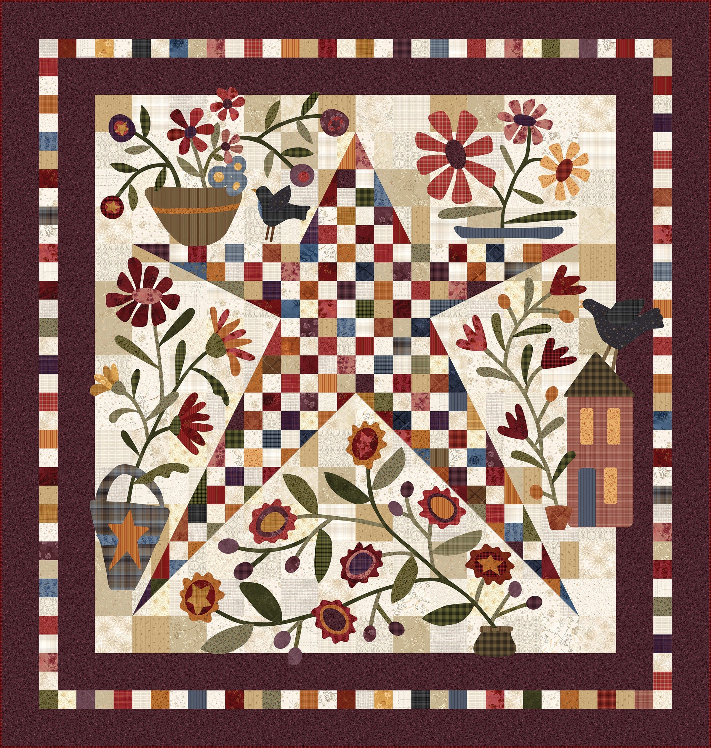 Stellar Garden 2025 M: 04 - Pieced Section 4 STG25-04