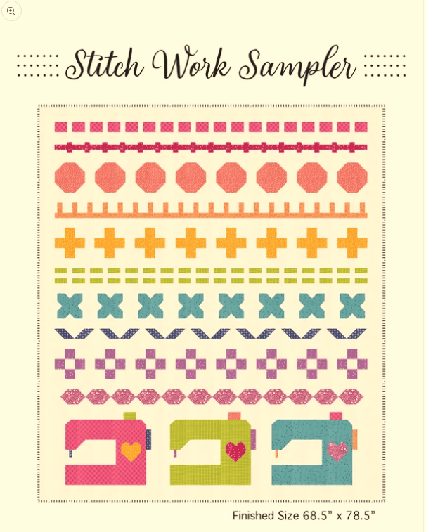 Stitch Work Sampler Quilt Kit STWRKSMPLR-QK