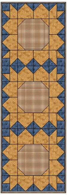 Sunflower Patch II - Grab & Go - Table Runner GNG-TR-SUNFLWRPTCHII