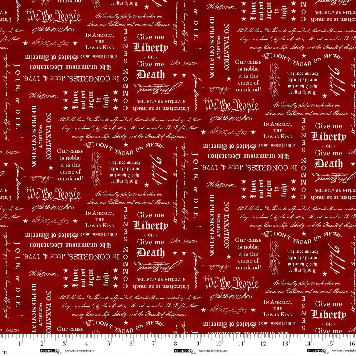 Quotes Red - United We Stand 8573-88