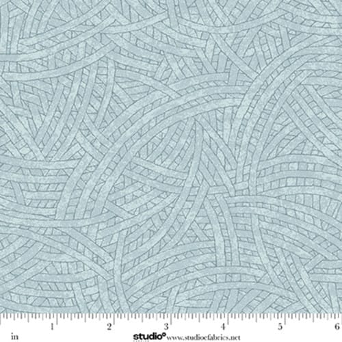 Tangled Cotton Fabric - Cerulean (Studio E) E-TANGLED-8866-19