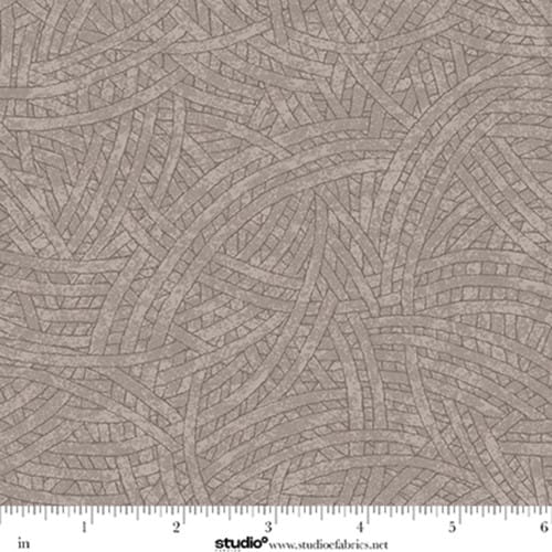 Tangled Cotton Fabric - Mushroom (Studio E) E-TANGLED-8866-989