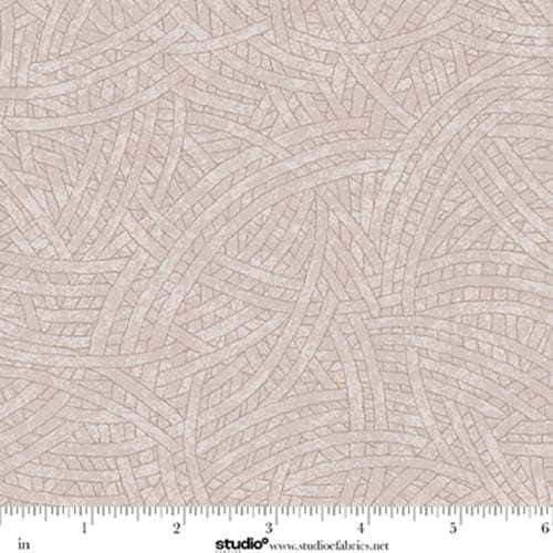 Tangled Cotton Fabric - Taupe Gray (Studio E) E-TANGLED-8866-29