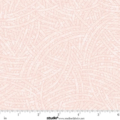 Tangled Cotton Fabric - Whisper Pink (Studio E) E-TANGLED-8866-12
