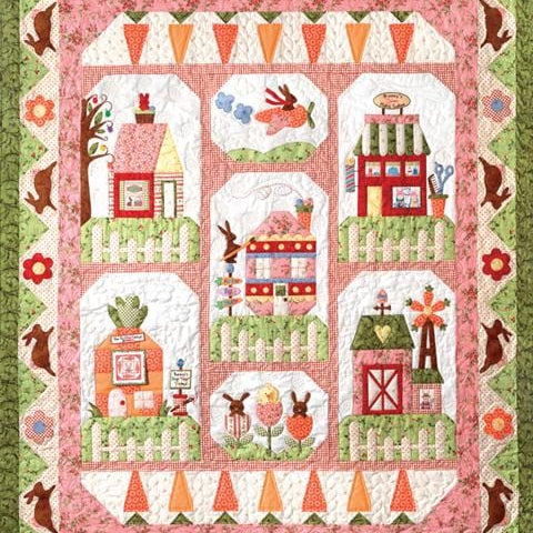 Bunny Town The Complete Set of Patterns - The Quilt Company BUNNY100
