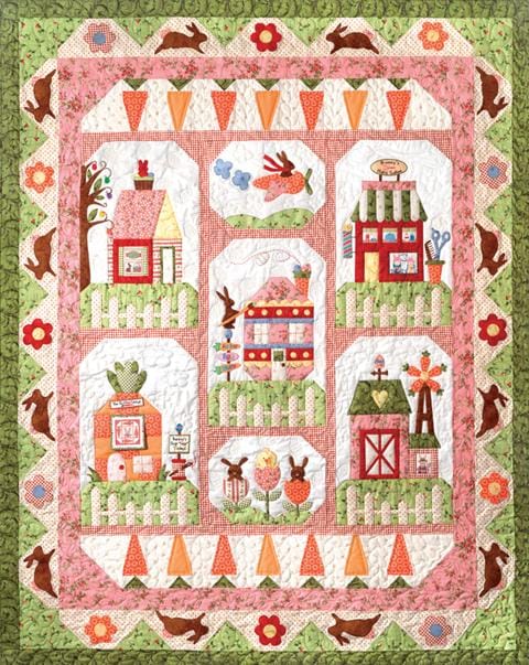 Bunny Town The Complete Set of Patterns - The Quilt Company BUNNY100