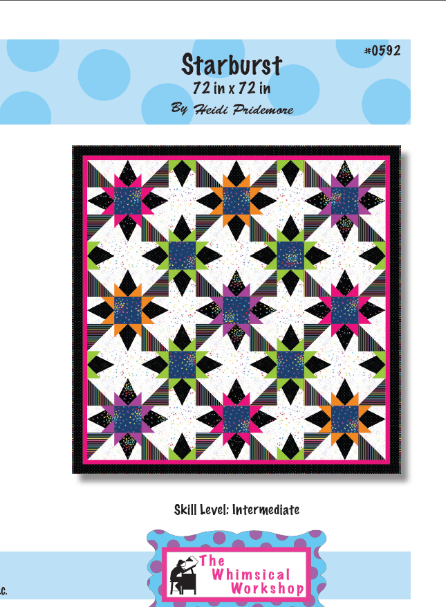 Starburst Quilt Pattern - By Heidi Pridemore STARBURST-PAT