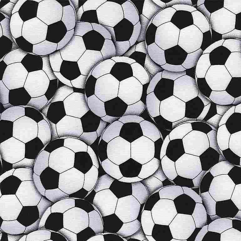 Cheer Squad - Packed Soccer Balls White C4820-WHITE