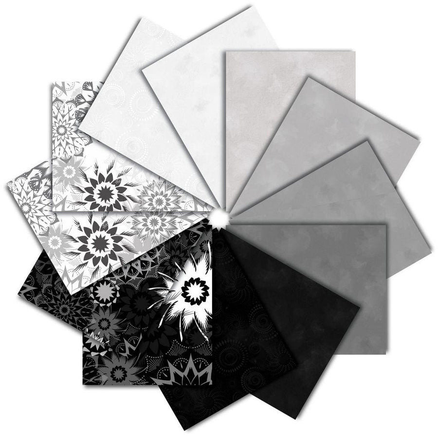 Colorstock - Noir Fat Quarter Bundle CPFQ12-CNOIR