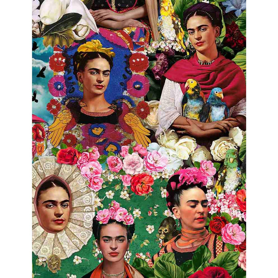 Day of the Dead - Collage of Portraits and Florals ART-CD1580