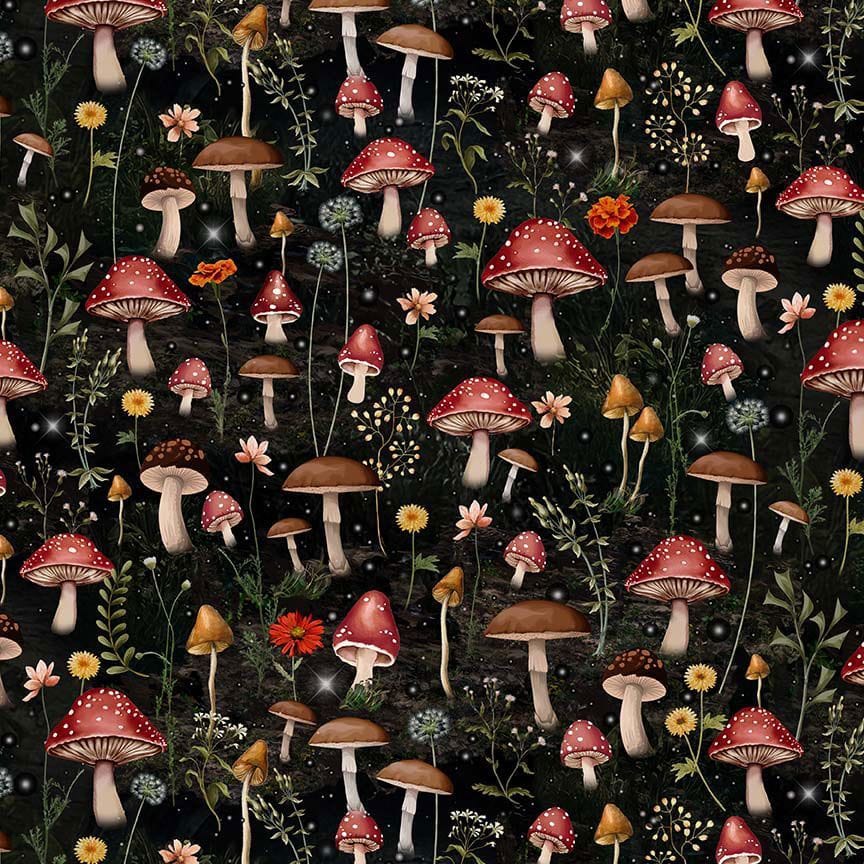 Forest Mushroom - Into The Woods CD4417-BLACK