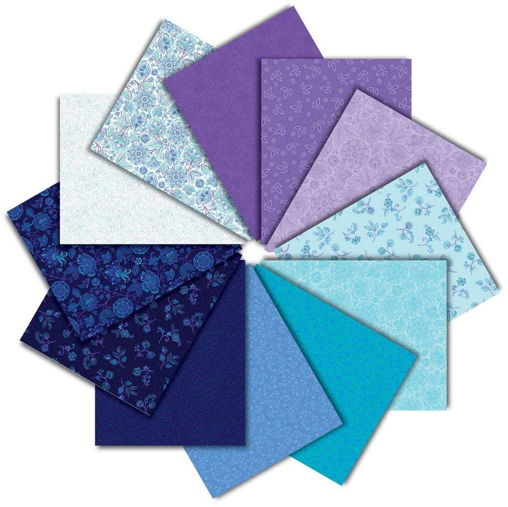 Indigo Garden - 10" Square 10SQ42-INDIGO