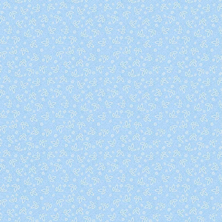 Indigo Garden - Allover Leaves Sky CD3418-SKY