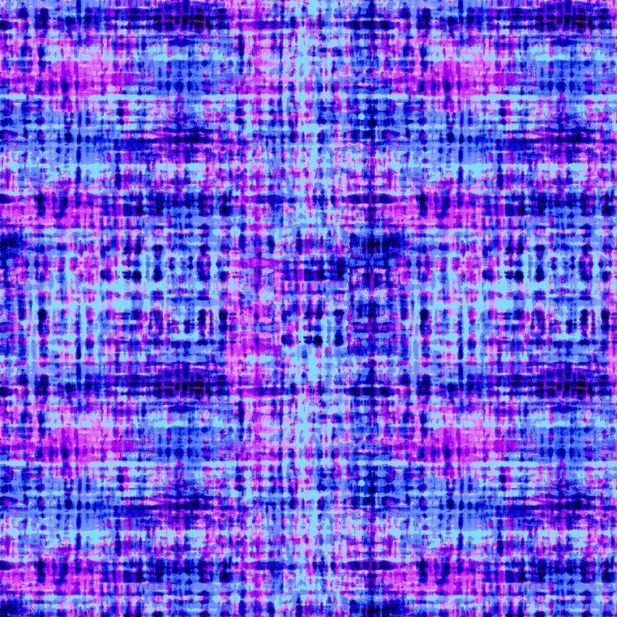 Midnight Bloom - Watercolor Plaid Texture CD3392-MULTI