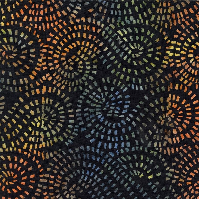 Mosaic Swirl - Tonga Raven B4178-NIGHT