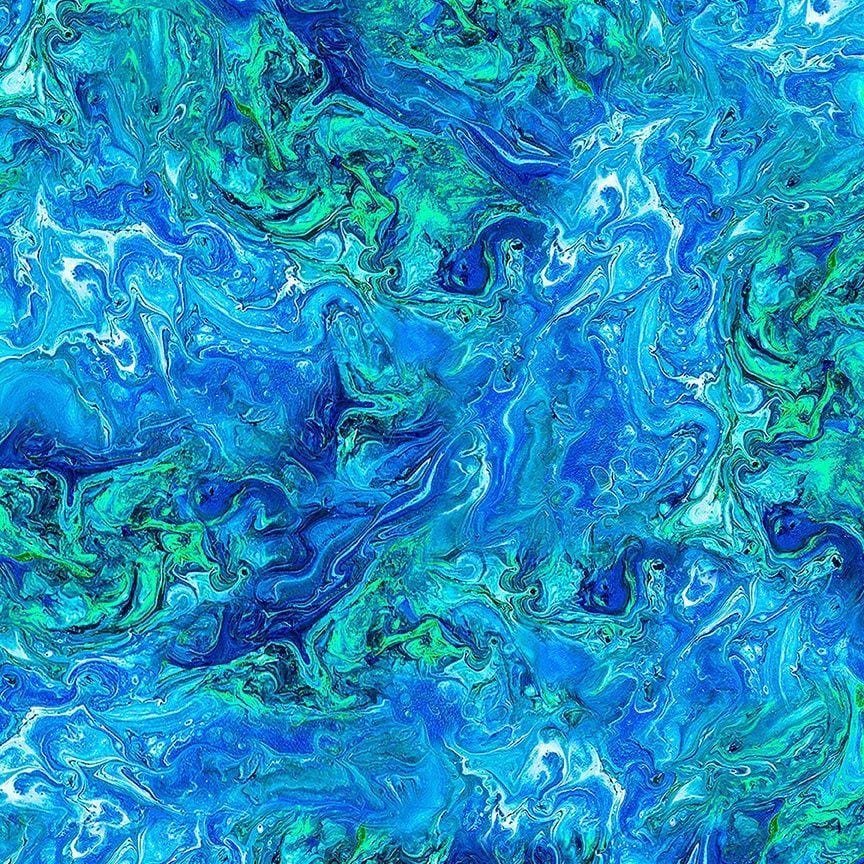 Nature's Glow - Abstract Marble Blue CD2154-BLUE