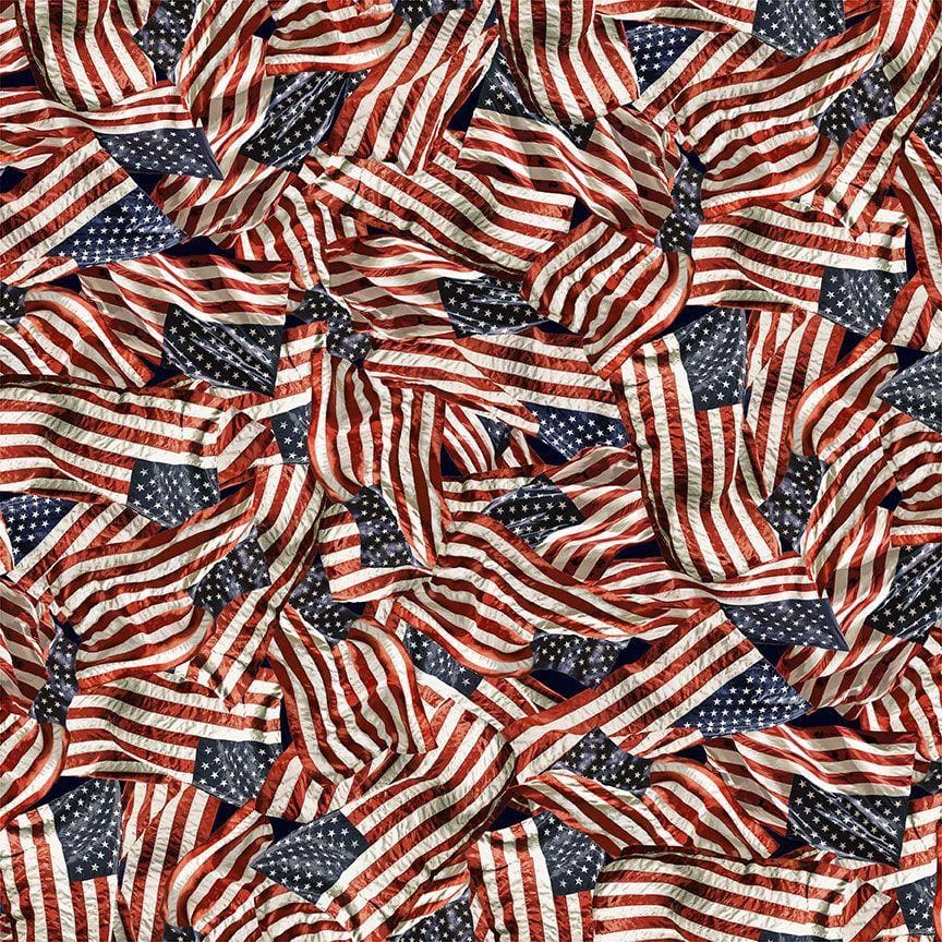 Packed American Flags - Path to Freedom CD3915-USA