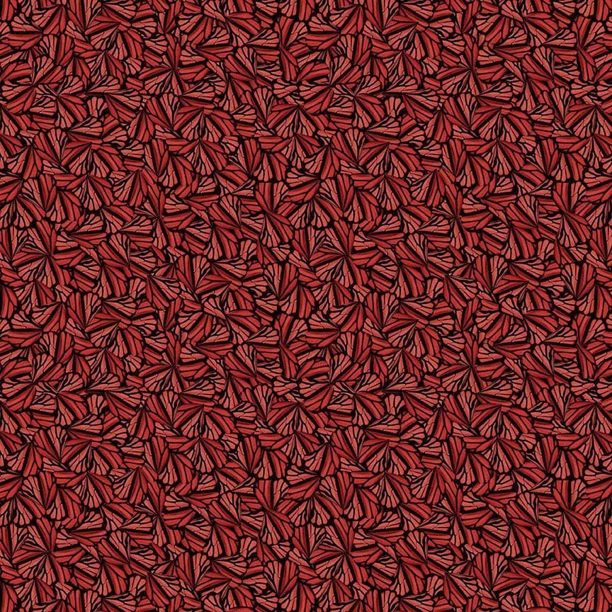 Packed Butterflies Wings Red - Into The Woods CD4421-RED