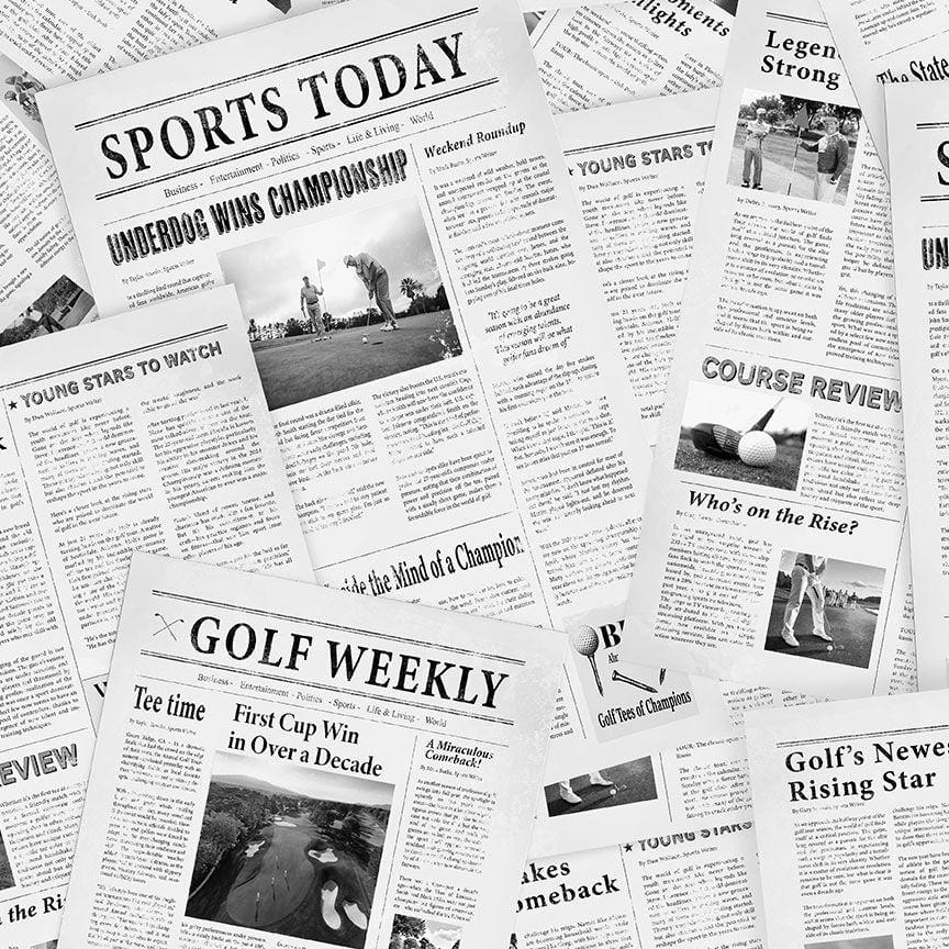 Par For The Course - Golf Newspaper SPORT-CD3853