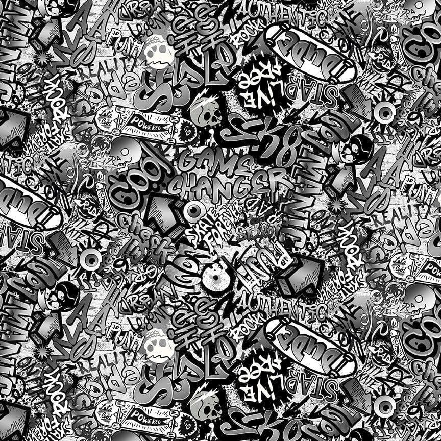 Skate Forever - Skateboarding Graffiti Mural