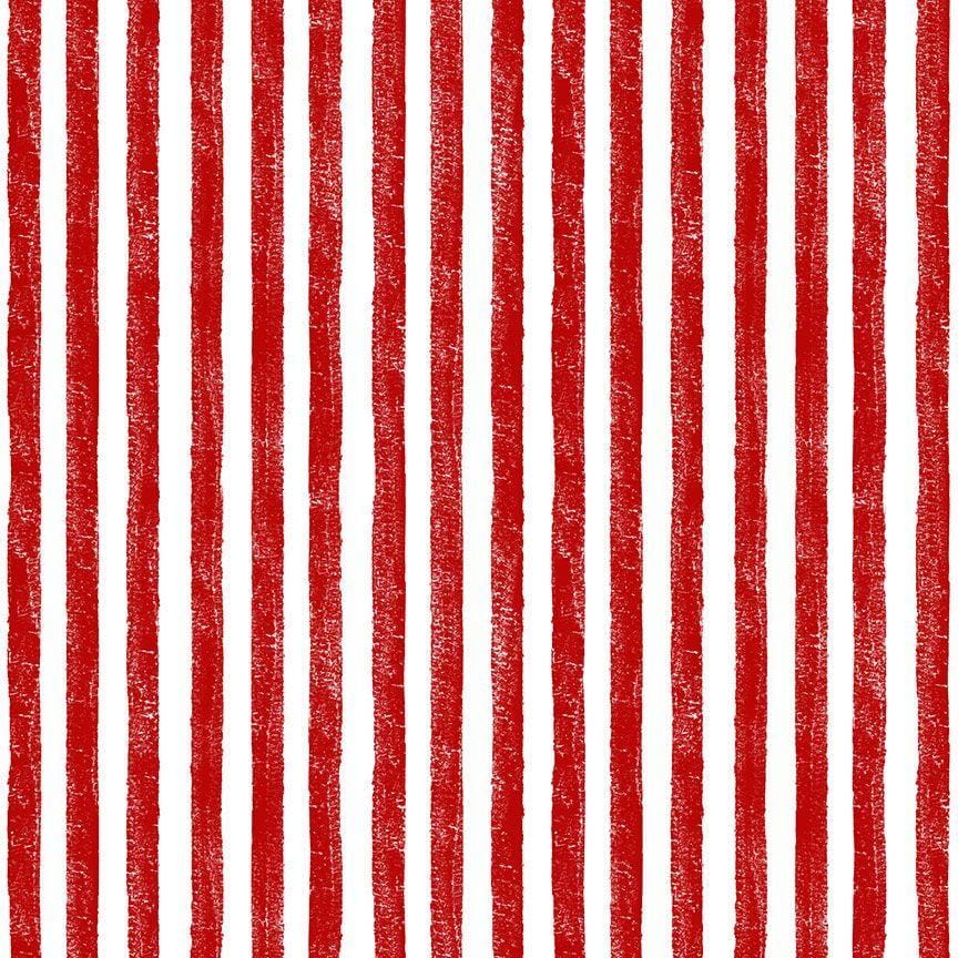 Star Spangled - USA Flag Stripes Red CD2223-RED