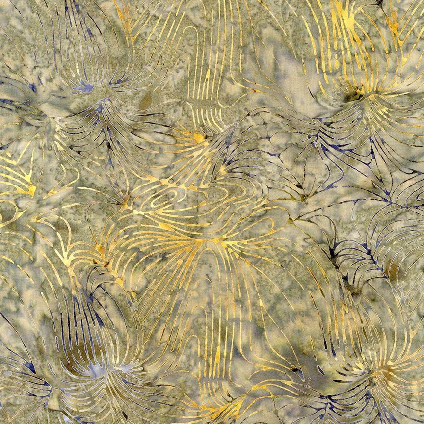 Stormy Seas - Lines Palm Leaves B3283-KHAKI