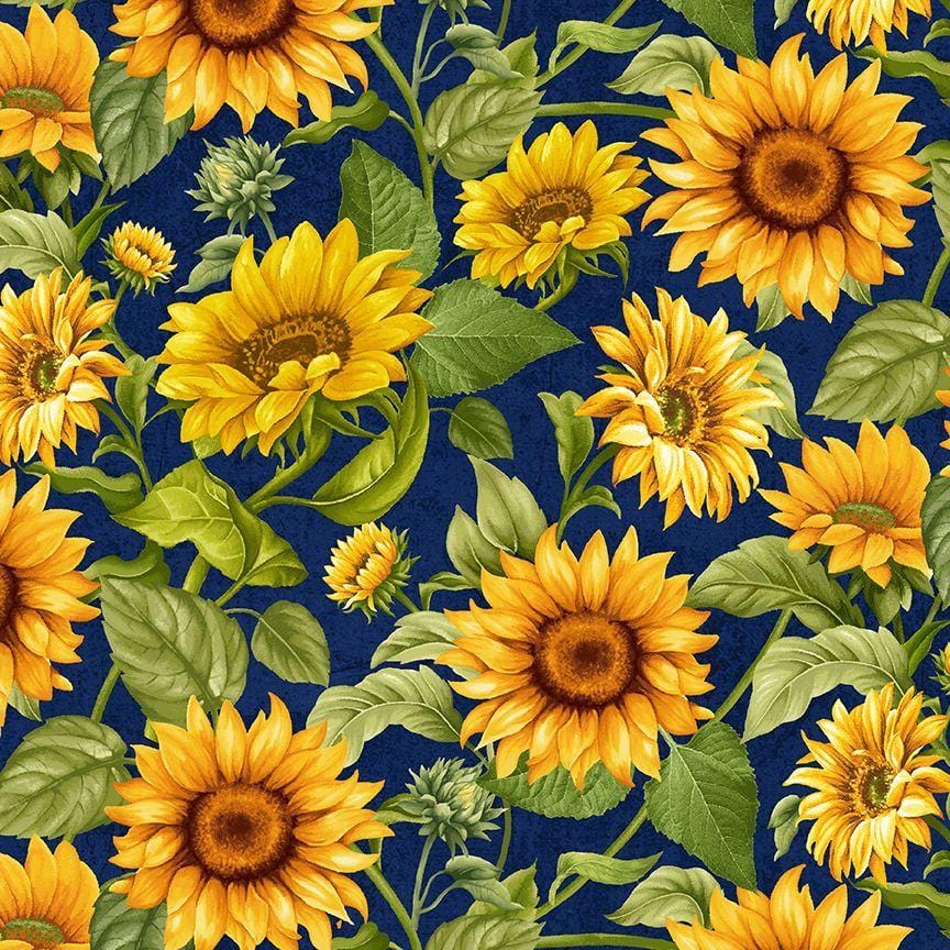 Sunflower Farm - Sunflower Garden CD3361-NAVY