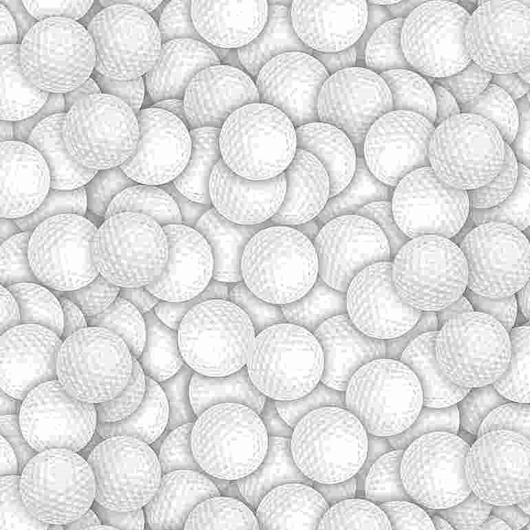 Tee Time - Packed Golf Balls White C8048-WHITE