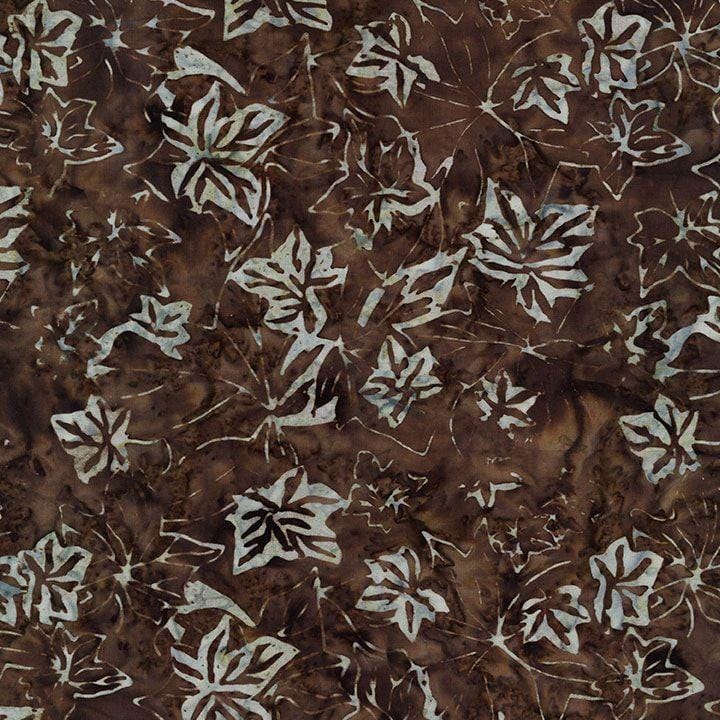Tonga Apple Basket - Falling Leaves Dark Brown B6436-UMBER