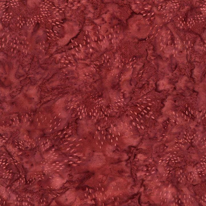 Tonga Apple Basket - Star Drops Red B6165-BRICK