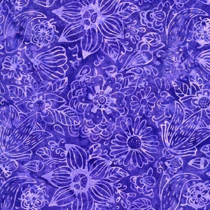 Tonga Happy - Spring Floral Violet Tonga-B3635VLT