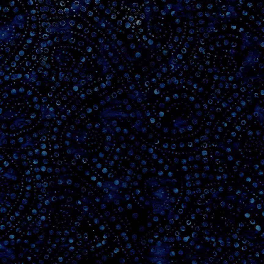 Tonga Lakeside - Large Loose Dotted Spiral Navy B1202-NAVY