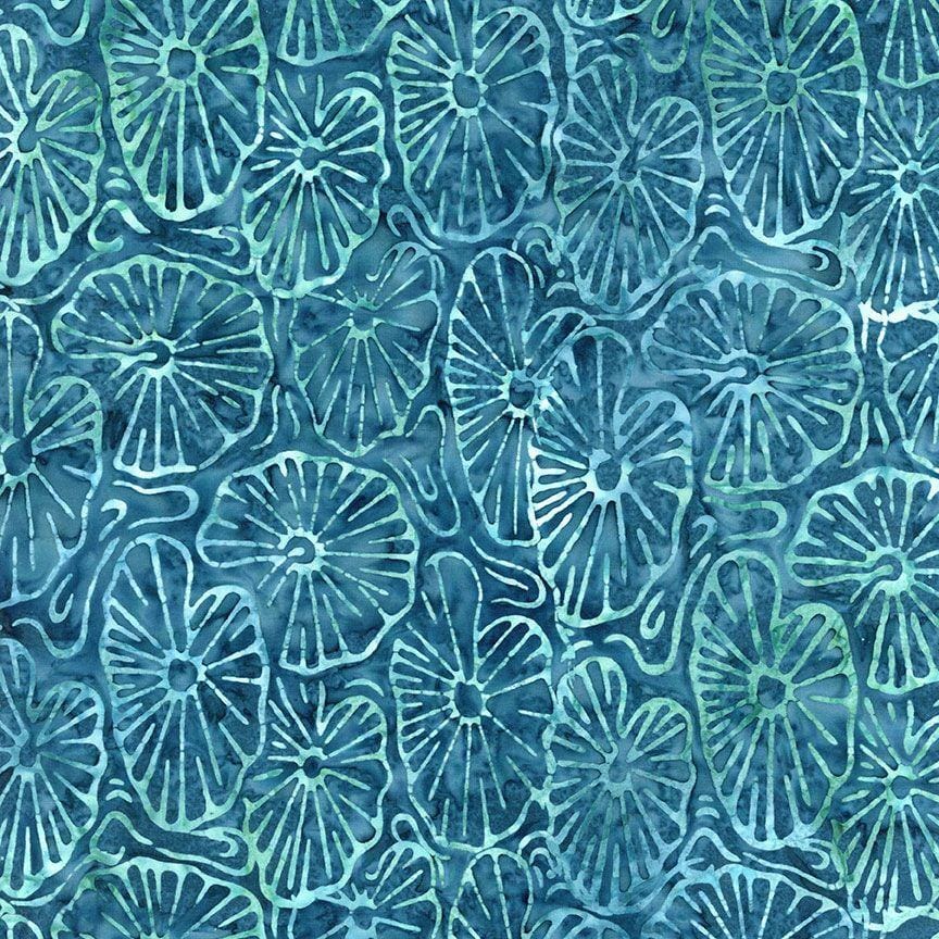 Tonga Splash - Lotus Leaves Deep B2164-DEEP