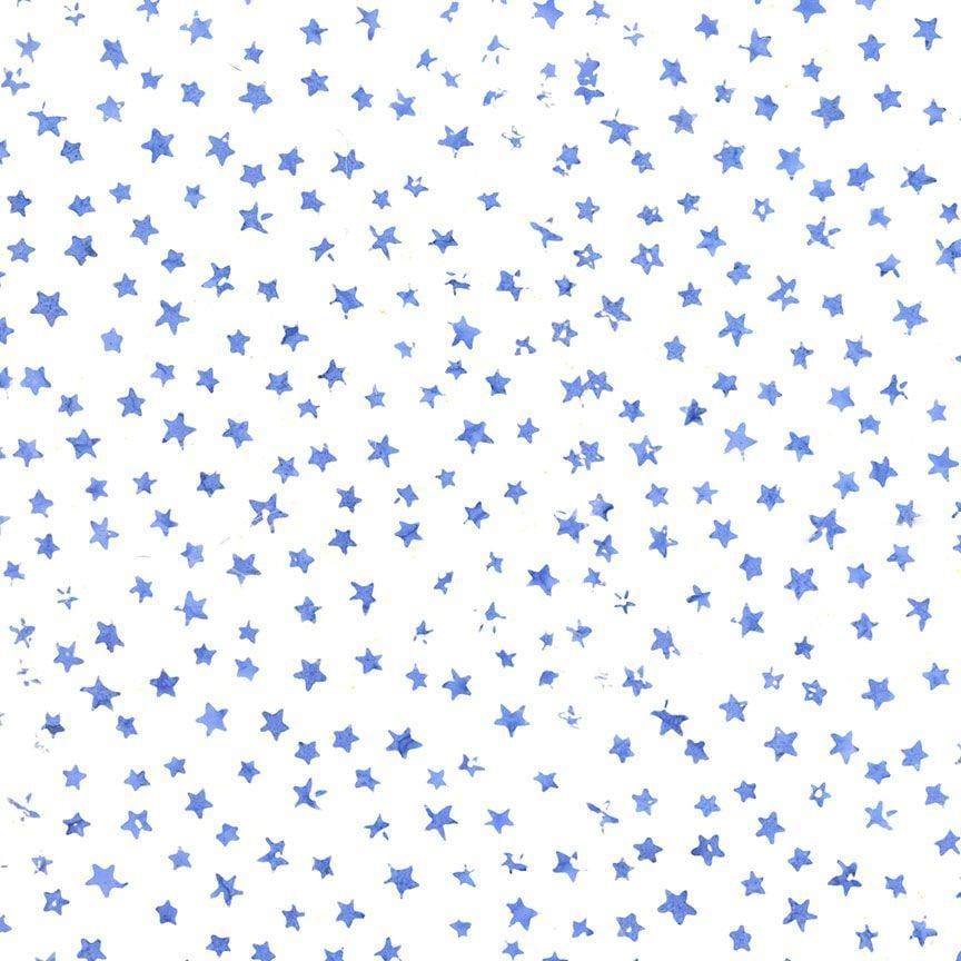 Tonga USA Accents - Rounded Stars White B7842-WHITE