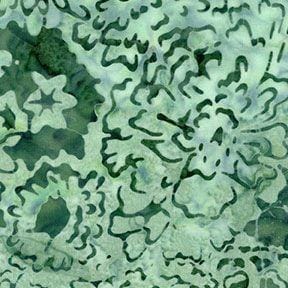 Tonga Valley Blossom - Marble Painted Floral B3322-GRASS