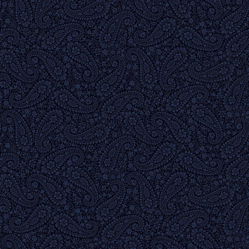 Victory Garden - Vintage Paisley Navy JT-CD2113-NAVY