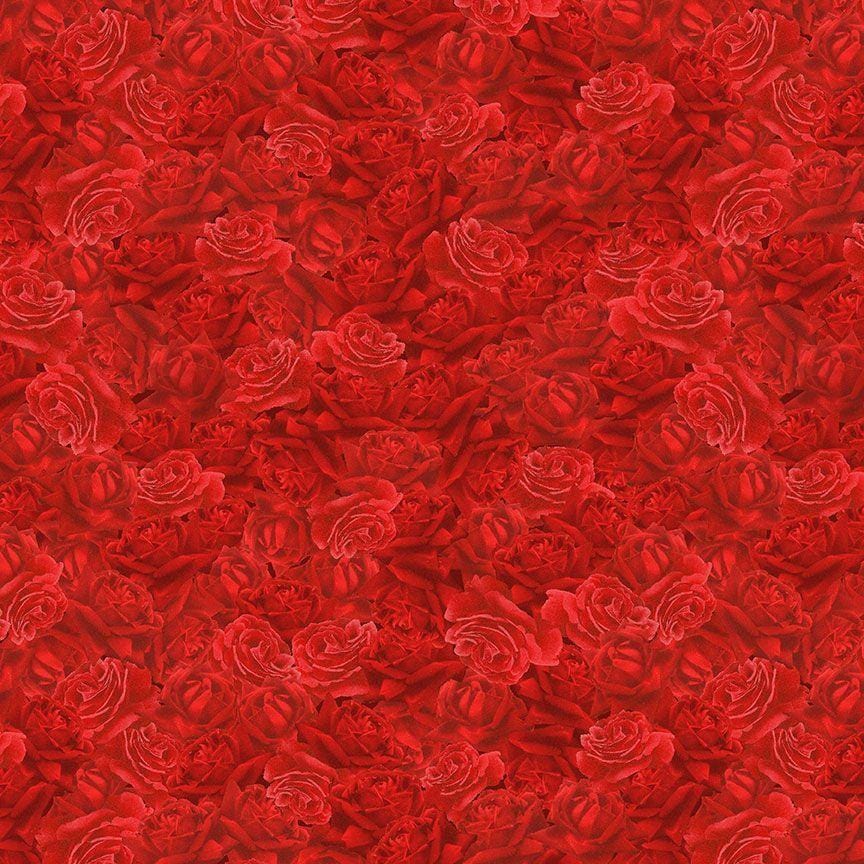 Vintage Rose - Packed Roses Red CD2205-RED