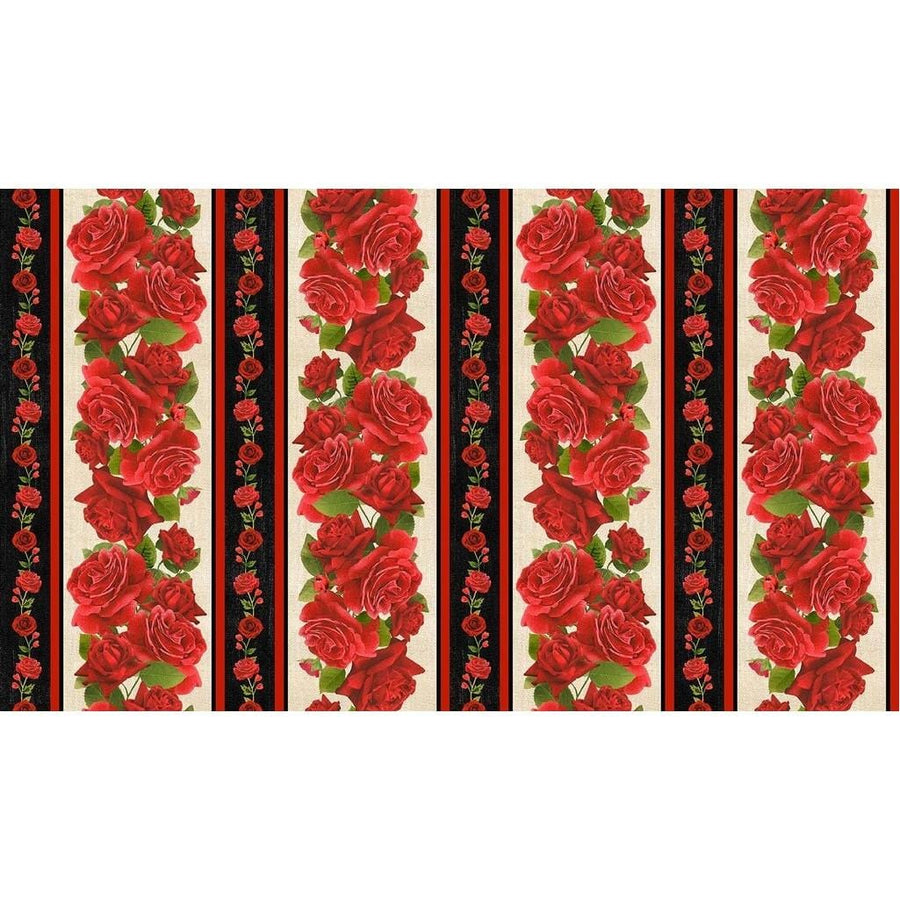 Vintage Rose - Vintage 11 Stripe Rose Multi CD2203-MULTI