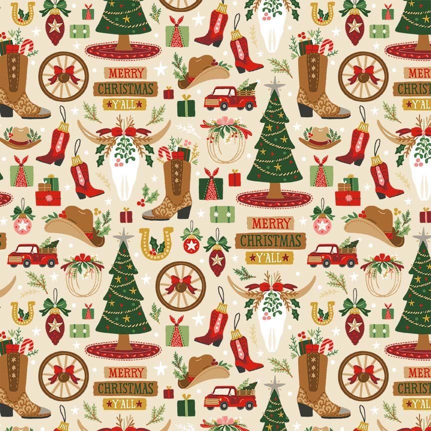 Western Holiday Decor - Cowboy Christmas BH-CD4081