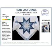 Lone Star Shawl Quilt Pattern LONESTARSHL-PAT