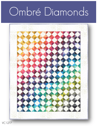 V and Co. - Ombre Diamonds Quilt Pattern 727908838152